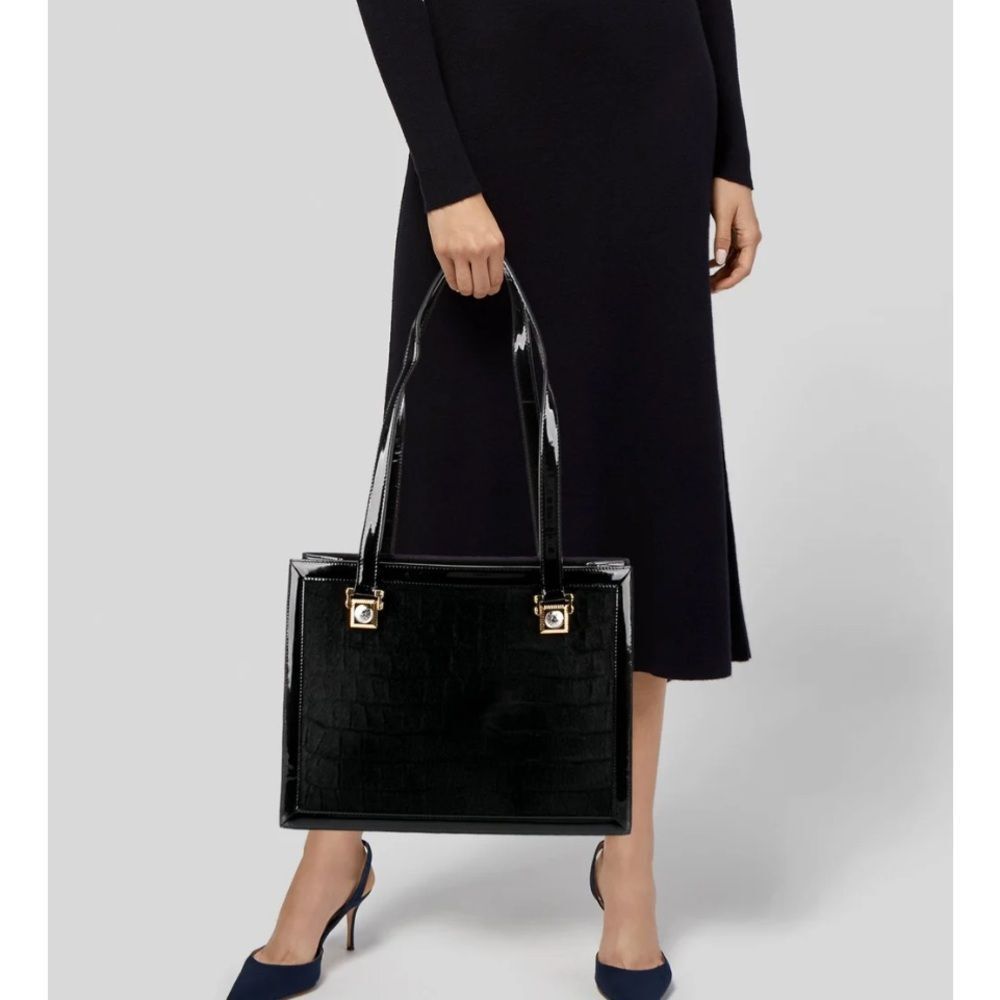 Versace ponyhair tote bag - Picture 2 of 6